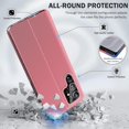 thumbnail image 3 of POZYIE for Samsung Galaxy S25 5G with Screen Protector, Luxury Flip Shockproof, Kickstand Leather Hard Phone Case, Black, 3 of 7