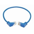 thumbnail image 2 of Tripp Lite 1ft RJ-45 Cat6 Ethernet Angled UTP Slim Molded Cable Blue N204S01BLUD, 2 of 5