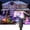 Adjustable Multicolor, variant on 8-Pack Solar Spot Lights Outdoor Multicolor IP67 Waterproof RGB - 6 Colors, 10 Modes, 105° Adjustable Uplights, 58 LED Flood Lights, Valentine's Spotlights for Yard/Garden/Landscape Lighting Outside