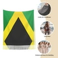 thumbnail image 5 of Women Jamaica Flag Scarfs Large Warm Soft Shawls Wraps, 5 of 6