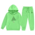 thumbnail image 3 of Gaexia Back To School Outfits for Boys Boys Track Suit Sweatshirt and Pants Jogger Set Solid Color Hoodie Sets 2 Pieces Sweat Suits for Boys,za08-Mint Green,110, 3 of 7