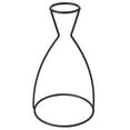 thumbnail image 3 of 5.5cm Circle Metal Vase Frame,   Finish Relatively  Texture Plant Holder, For Home Indoor, 3 of 8