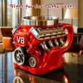thumbnail image 5 of Yippzo Engine Themed Coffee Mug, V8 Engine Coffee Mug with Double Wall Stainless Steel Liner, Personalized 3D Mechanical Coffee Cup, Unique Gift for Car Lovers, 5 of 9