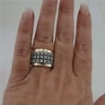 thumbnail image 5 of K-KED Retro Handmade Prinecss Cubic Zirconia 925 Silver Women Ring Delicate Jewelry Size 6-12-Style 2-6, 5 of 6
