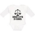 thumbnail image 3 of Inktastic Daddy Little Co Counsel Lawyer Boys or Girls Long Sleeve Baby Bodysuit, 3 of 5