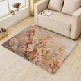 thumbnail image 2 of Floral Rugs for Living Room - Floral Rug & Home Decor, 4x6 Rug, Spring Flower Rugs for Living Room Bedroom, Washable Non Slip Soft Low Pile Large Indoor Area Rug, Botanical Carpet & Room Decorations, 2 of 7
