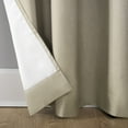 thumbnail image 6 of Sun Zero Duran Thermal Insulated 100% Blackout Grommet Curtain Panel, 50"X108", Linen (Single Panel), 6 of 8
