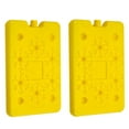 thumbnail image 2 of Conditioning Fan Ice Box 200Ml Ice Brick Ice Pack- Reusable Ultra-Thin Freezer Packs,Long-Lasting Cool Packs for Coolers, Keep Food Fresh and Cold In Lunch Boxes and Breastmilk Bags,Yellow(2Pcs), 2 of 8