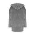 thumbnail image 4 of Fnooota Womens Fleece Jackets, Mid-length Hooded Warm Loose Fit Winter Coats for Women Gray Size M, 4 of 7