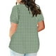 thumbnail image 2 of Camisetas Casuales de las Mujeres Largo Casual Impreso Cuello Redondo Suelto Top, Camiseta de Verano de Manga Corta, 2 of 5