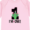 thumbnail image 4 of Inktastic 1st Birthday Cactus Cute Girls 1 Year Old Girls Long Sleeve Baby Bodysuit, 4 of 5