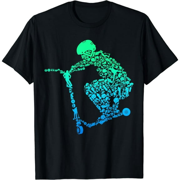 Scooter Stunt Gift for Boys Kids Youth T-Shirt