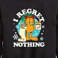 thumbnail image 3 of Garfield - I Regret Nothing  - Toddler And Youth Crewneck Fleece Sweatshirt, 3 of 5