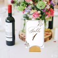 thumbnail image 5 of Qucyy 12 Pcs Supports de Numéros de Table, Support de Nom de Table Doré Design Semi-Circulaire Moderne Clips de Cartes pour Mariage Banquet Réception Anniversaire Fête, 5 of 5