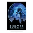 thumbnail image 3 of NASA 13x18 Black Modern Framed Museum Art Print Titled - Europe (2017), 3 of 5