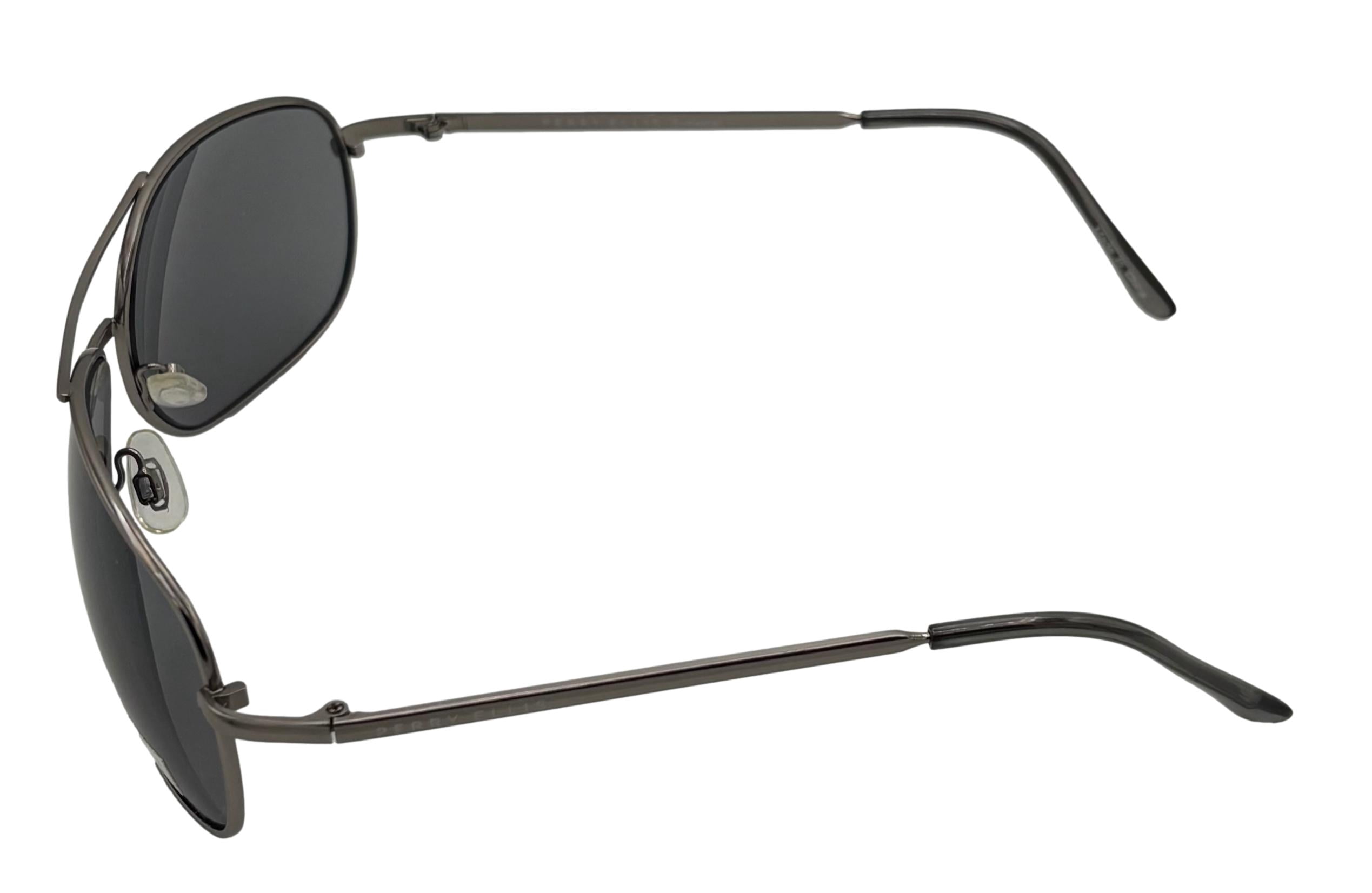 Perry Ellis Mens Sunglass Mens Gunmetal / Metal Aviator Smoke Lens PE22 4