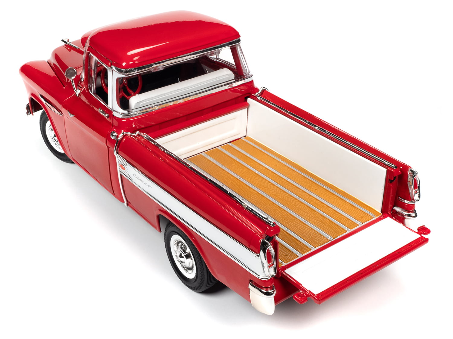1957 Chevrolet Cameo Pickup Red in 1 18 Scale by Auto World AW265 for sale online 