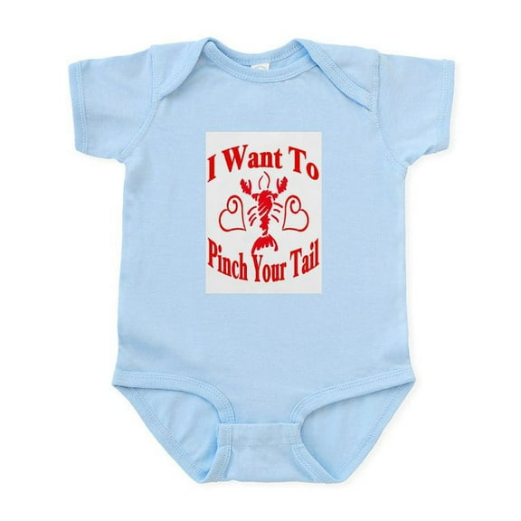 CafePress - Want To Pinch Yor Tail Infant Bodysuit - Baby Light Bodysuit, Size Newborn - 24 Months