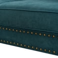 thumbnail image 4 of Modern Chenille Upholstered Sofa Couch with Nailhead Trim Rolled Arms Pillows, 4 of 6