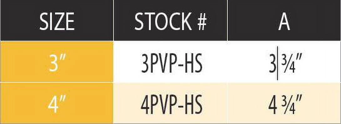 Duravent 4PVP-HS 4" Inner Diameter - Stainless Steel