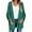 Mint green, variant on Long Sleeve Women's Open Front Batwing Fuzzy Knit Sweaters Chunky Cardigan
