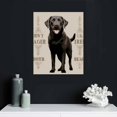 thumbnail image 4 of ONETECH Black Labrador Retriever Dog Wall Art -  Decor Print - Makes a Great Gift Under $15 for Dog &amp; Pet Animal Lovers, 4 of 4