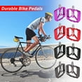 thumbnail image 2 of Pedales de bicicleta Aleación de aluminio Plataforma de bicicleta plana Pedales Bicicleta de montaña, 2 of 8
