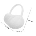 thumbnail image 6 of Luxshiny Soft Adult Ear Muffs 1 Piece White Ear Protectors Comfortable and Stylish for Women, 6 of 8
