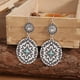 thumbnail image 2 of Xiao Hua Pendientes colgantes de estilo retro, nuevos y únicos, para mujer, estilo étnico bohemio vintage (plateados)., 2 of 4