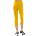 thumbnail image 3 of Women's Mother's Day I Heart Mom Buttery Soft Peach Skin Cropped CAPRI Leggings - Regular PLUS and 3X5X, 3 of 3