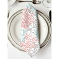 thumbnail image 2 of nqOlkjepod Red Blue Coral Coastal Cloth Napkins Set of 4 Reusable Dinner Napkins, Summer Beach Seaside Nautical Cocktail Napkin Washable Table Napkins for Wedding/Holiday Party/Baby Shower 20"x20", 2 of 8