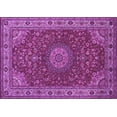 thumbnail image 1 of Ahgly Company Indoor Rectangle Medallion Purple Traditional Area Rugs, 8' x 10', 1 of 4