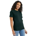thumbnail image 4 of Hanes Essentials Unisex Cotton T-Shirt Deep Forest M, 4 of 7