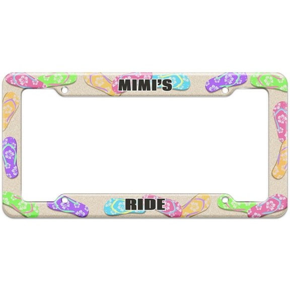 Mimi's Ride - Plastic License Plate Frame