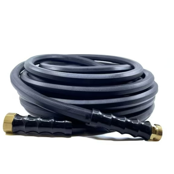 Strongway Rubber Garden Hose, 5/8in. x 50ft., 3/4in. Connection, 150 PSI