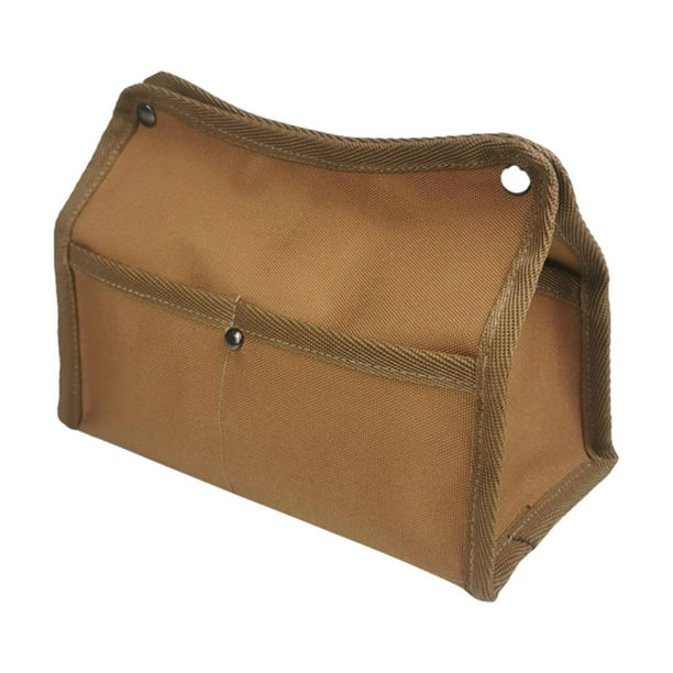 Caja de pañuelos para acampar al aire libre, caja de papel, bolsa de almacenamiento para pañuelos, para exteriores, regalo de inauguración de la casa, Caqui