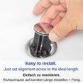 thumbnail image 3 of Large Long Beam Locker Cabinet Door Handles Combination Lock Padlock Gym 5 Digit Luggage Security, 3 of 5