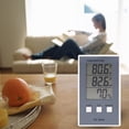 thumbnail image 3 of Billuyoard Termómetro Digital LCD CX-201A, higrómetro para interiores y exteriores, medidor de temperatura y humedad, probador de la estación Termómetros, 3 of 6