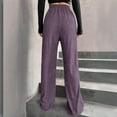 thumbnail image 7 of Cavosen Womens Palazzo Pants with Pockets Full Length Elastic Waist Jogger Sweatpants Causual Pants, 7 of 7