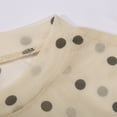 thumbnail image 5 of Trendfront Womens Polka Dot Print Graphic T Shirt All Over Dots Pattern Crewneck Slim Fit Long Sleeve Tee French Vintage Base Layering Tops, 5 of 8