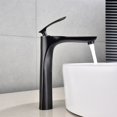 Basin Faucets Bath Water Basin Mixer Tap Bathroom Faucet and Cold Black