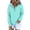Light Blue, variant on Women's Pullover Hoodies Tops Solid Color Casual Button Down Long Sleeve Pocket Sweatshirts, Versatile Fall Winter Fashion Wear with Comfort Fit and Stylish Design for Daily Use,Blue,L