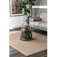 thumbnail image 5 of nuLOOM Lauren Casual Solid Area Rug, 10' x 14', Khaki, 5 of 7