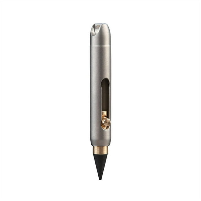 Lápiz Sin Tinta de Aleación de Titanio, Diseño de Infinito, para Escritorio, de Bolsillo, para Escribir, Material Escolar.