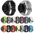 thumbnail image 2 of For Garmin Fenix 7s 20mm Silicone Solid Color Watch Band, 2 of 4