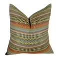 thumbnail image 1 of Plutus Zig Along Handmade Throw Pillow, (18" x 18"), 1 of 2