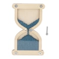 thumbnail image 3 of Milaget Wooden Hourglass Busy Board Basic Skills Educational Toy Learning Activities Blue, 3 of 9