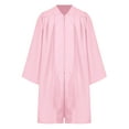 thumbnail image 3 of Eandarui Robe de Collation des Grades Unisexe pour Enfants Ensemble Bonnet Col en V avec Badge à Franges pour Tenues de Performance Rose 30, 3 of 7