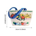 thumbnail image 2 of 2026 New Whole Foods Market Fishwife Tote Bags, Soft Organic Cotton Reusable Shoulder Handbag for Market Shopping Picnic Beach Daily Carry, 2 of 6