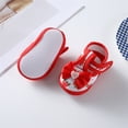 thumbnail image 3 of RUINIXCW Newborn Baby Girl Shoes 0 4 9 12 Months Infant Shoes Baby Walking Shoes Baby Dress Shoes with Bownot Flower Print Non-Slip Soft Sole Crib Shoes, 3 of 8